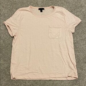 J.Crew Soft Casual Pink Pocket T-Shirt 🩷
